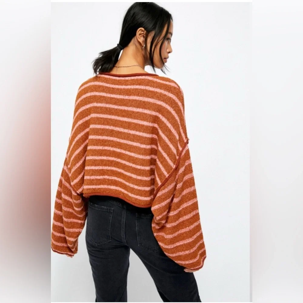 Free People Bardot Drop Shoulder Sweater - Picture 2 of 10
